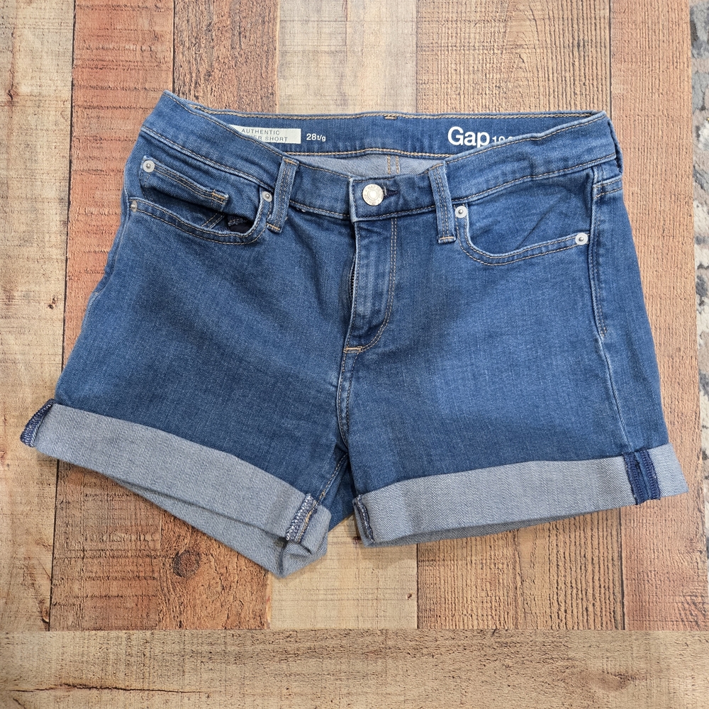 Gap Women's Blue Denim Shorts